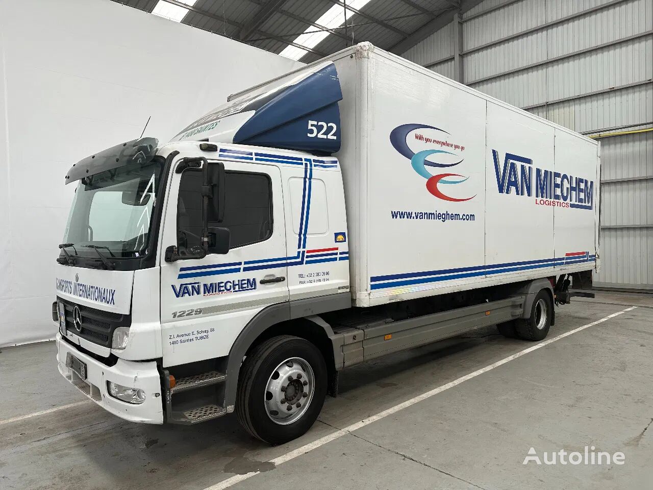 Mercedes-Benz Atego 1229 MANUEL /MANUAL box truck