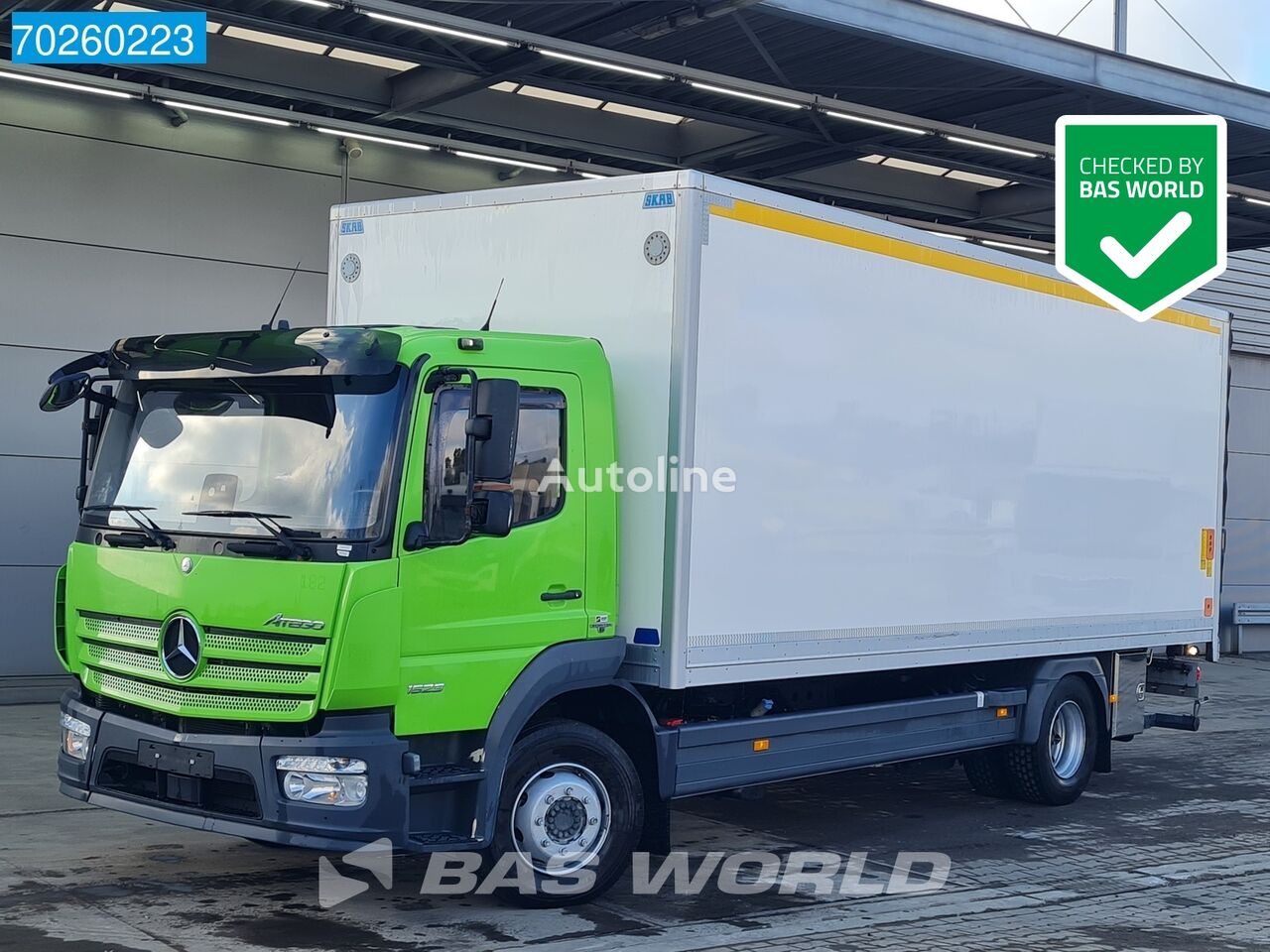 Mercedes-Benz Atego 1523 4X2 15 Tons Ladebordwand Euro 6 umpikori kuorma-auto