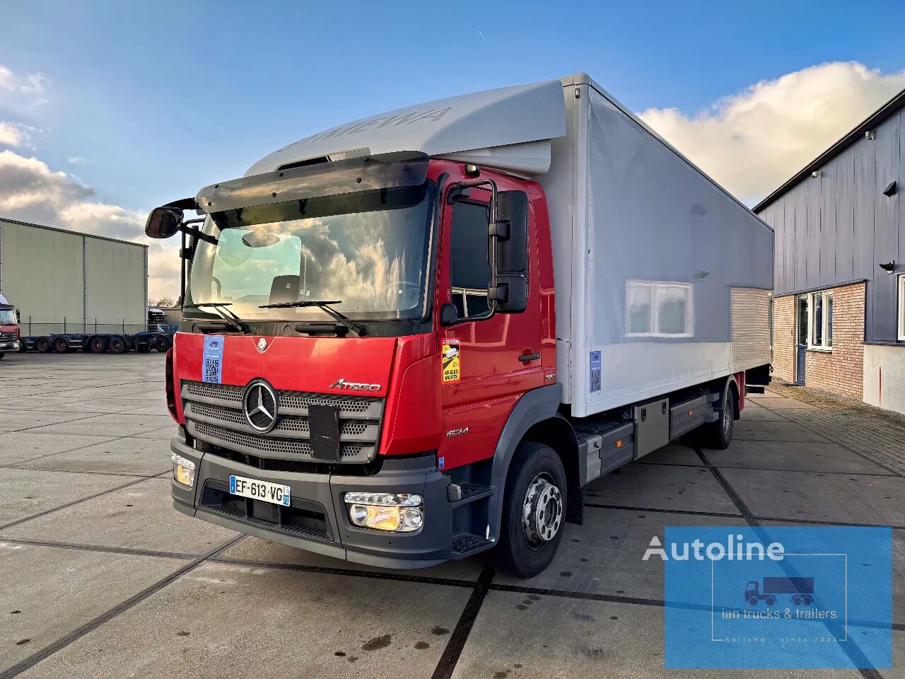 Mercedes-Benz Atego 1524 4X2 LBW EURO 6 2016 box truck