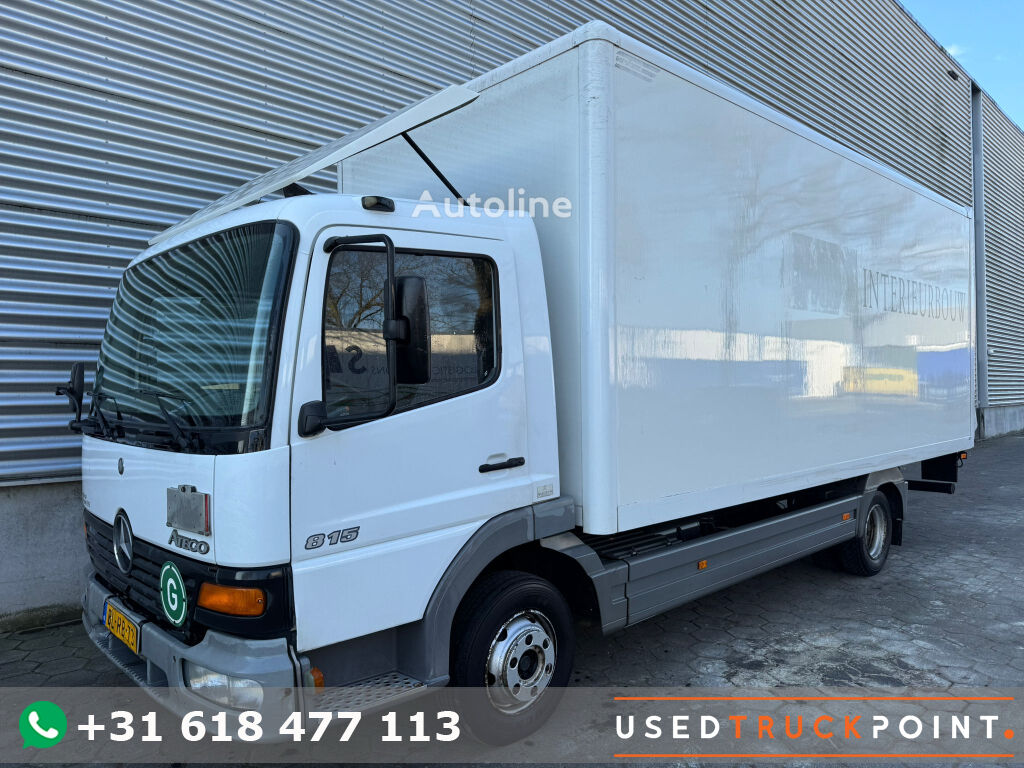 камион фургон Mercedes-Benz Atego 815 / 3 Seats / Steel Suspension / Tail Lift / TUV: 7-2025