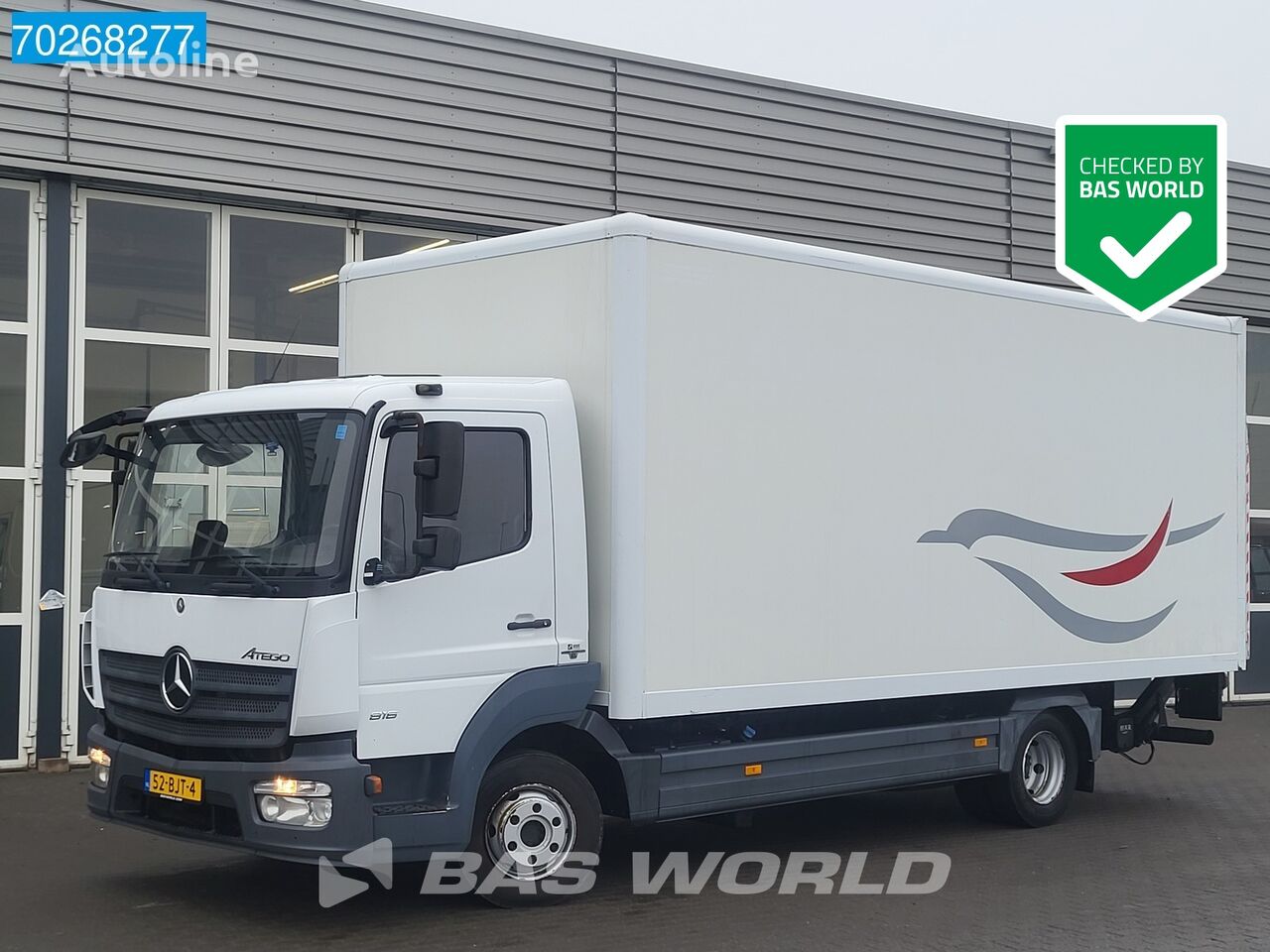 автофургон Mercedes-Benz Atego 816 4X2 NL- Truck Ladebordwand ClassicSpace Euro 6