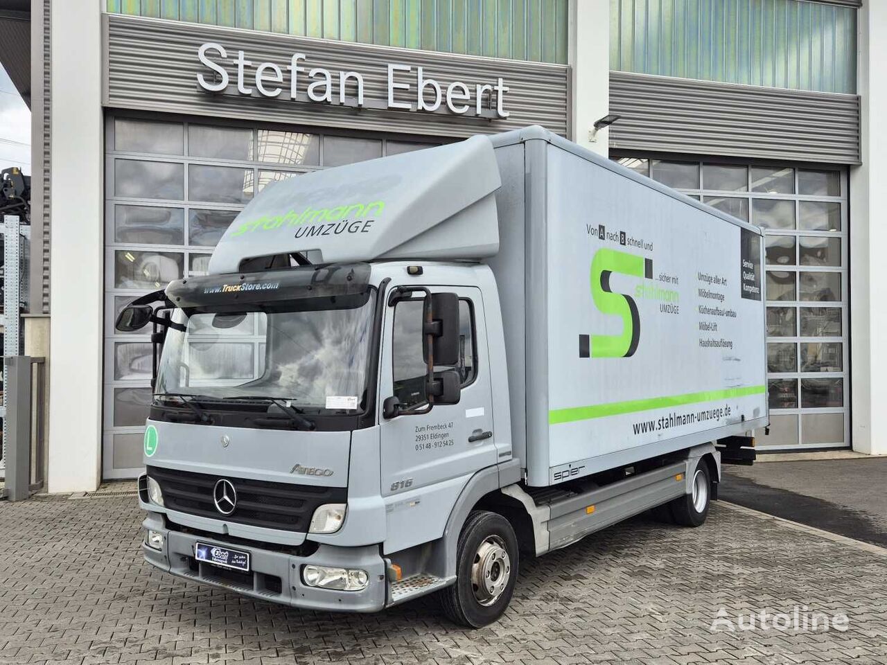 Mercedes-Benz Atego 816 4x2 Möbelkoffer Klima Schalter 37m³ box truck