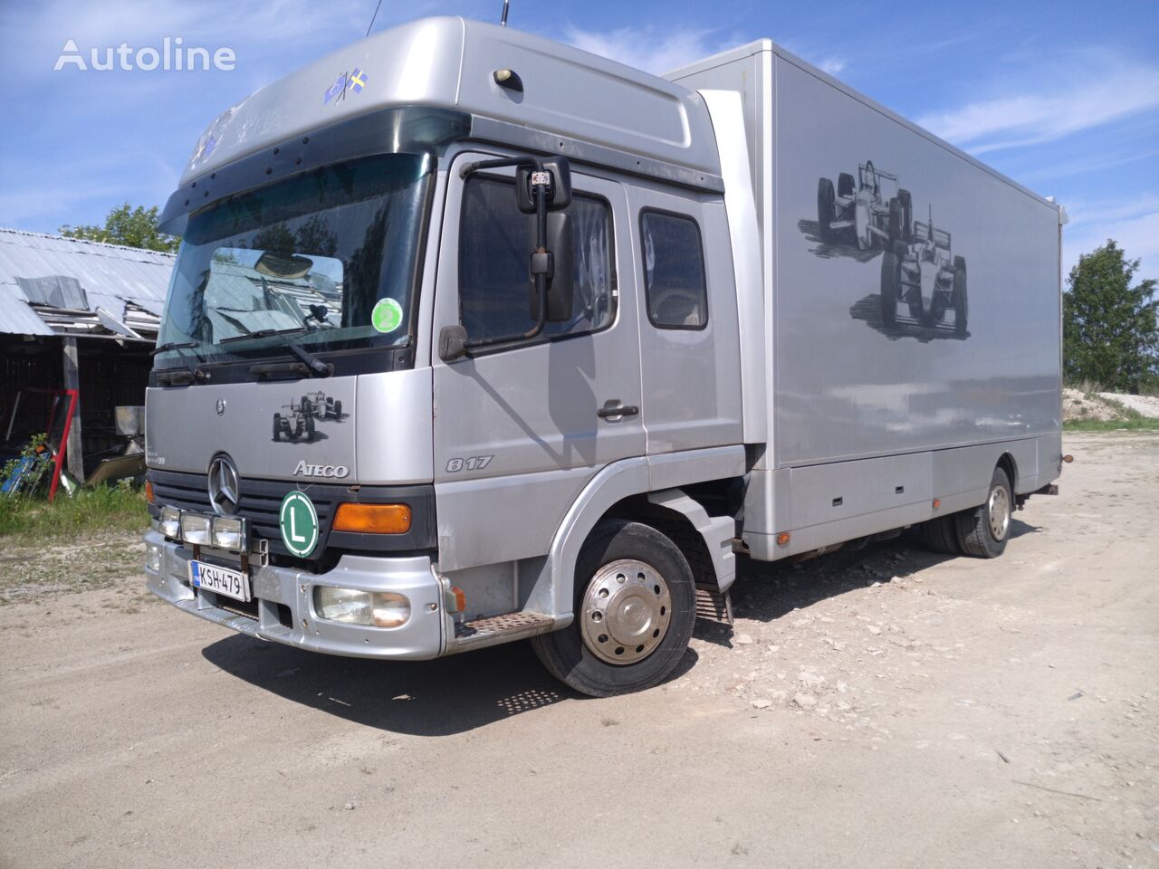 camion fourgon Mercedes-Benz Atego 817