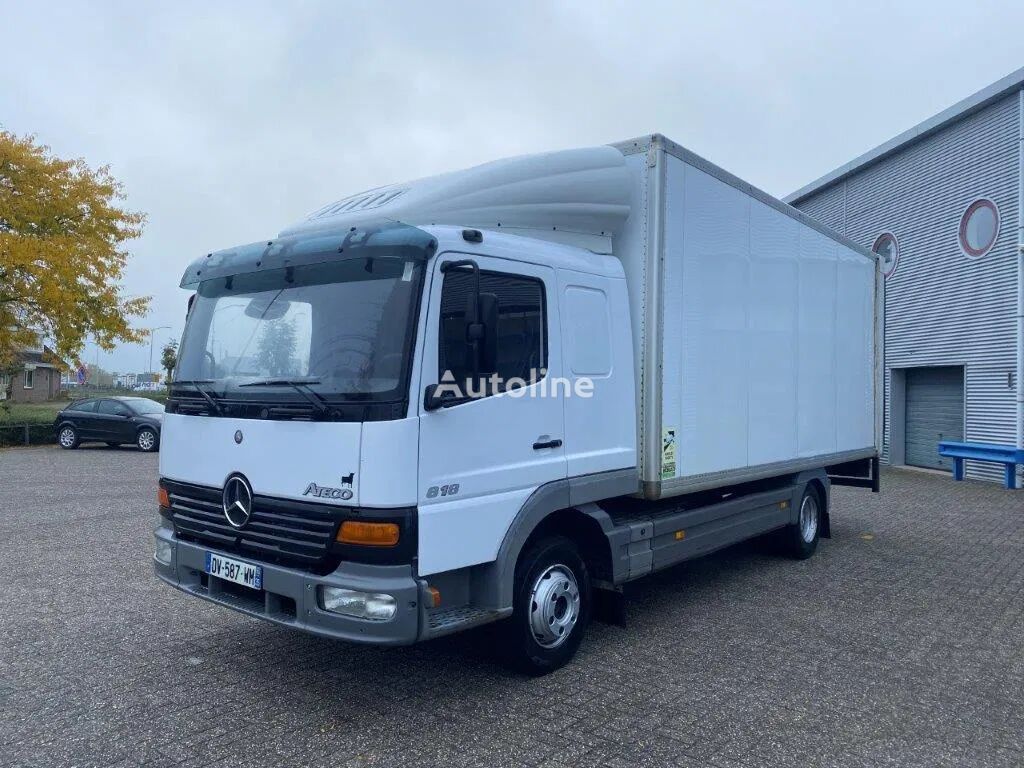 ciężarówka furgon Mercedes-Benz Atego 818 / CLOSED BOX / LIFT / ONLY:472313KM / AIRCO / OLD TACH