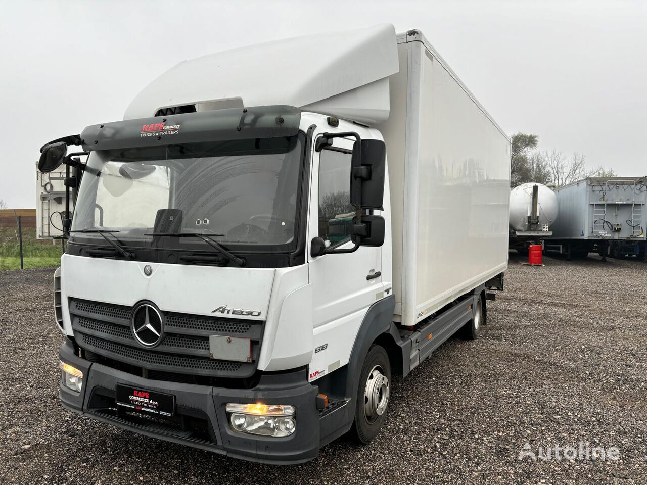 Mercedes-Benz Atego 818 + PALFINGER MBB C 1000 ML PRO kamyon panelvan