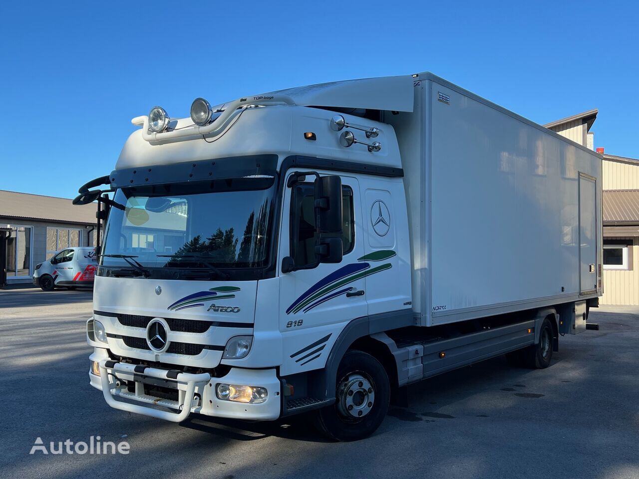 sunkvežimis furgonas Mercedes-Benz Atego 818/4AT