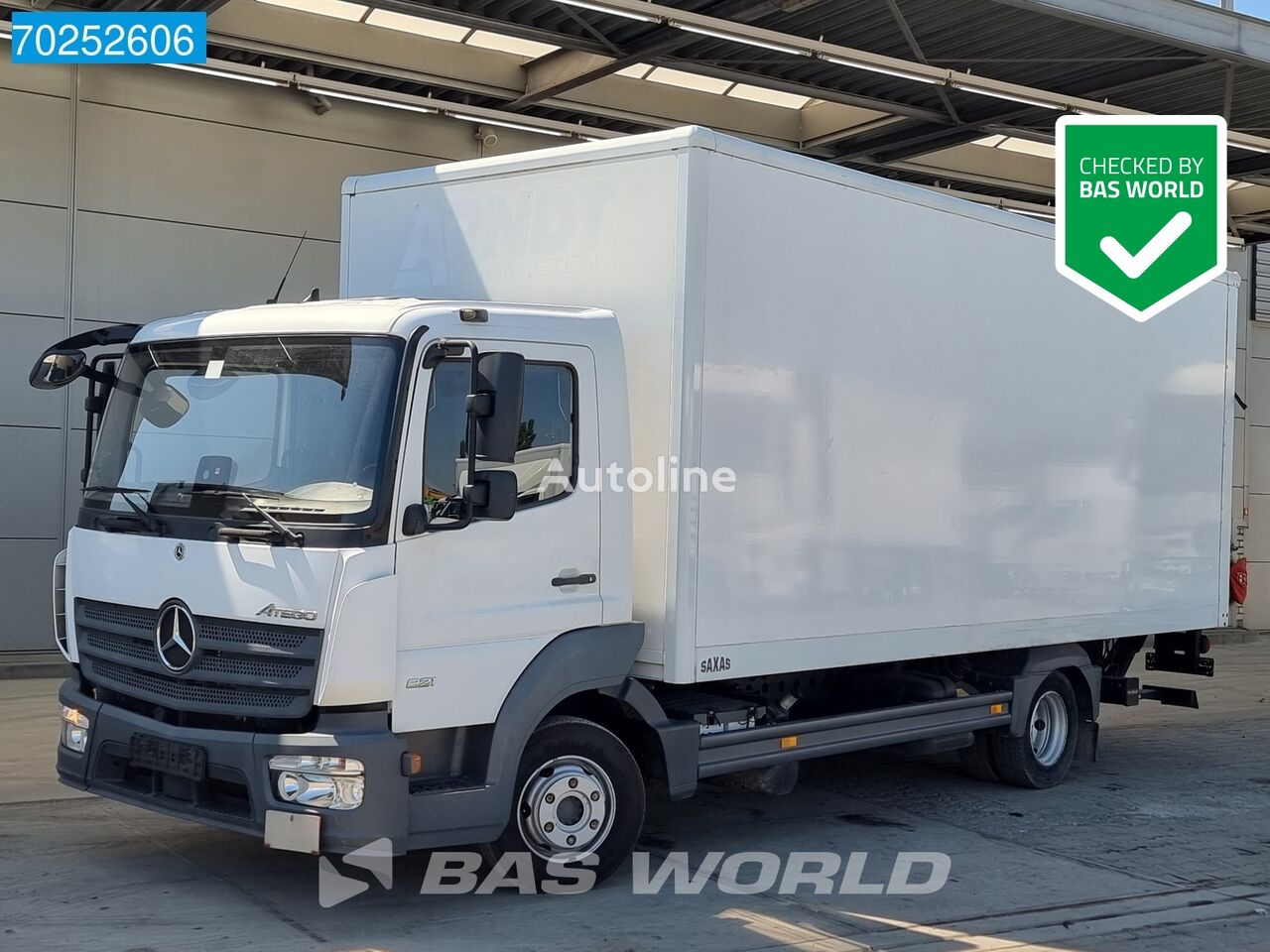 Mercedes-Benz Atego 821 4X2 8tons Automatic Ladebordwand ClassicSpace Euro 6 box truck