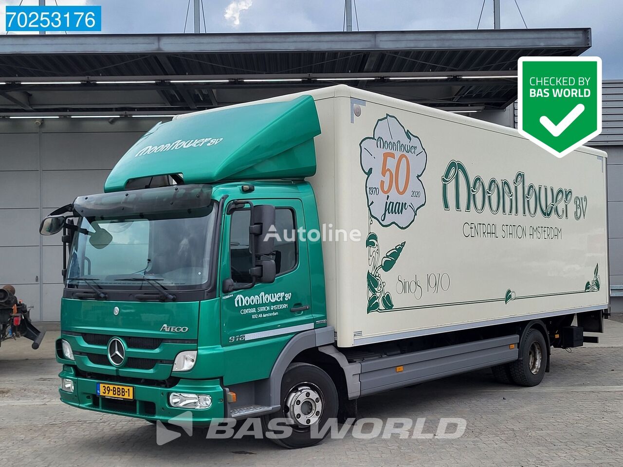 Mercedes-Benz Atego 918 4X2 NL-Truck Ladebordwand Koffer-LKW