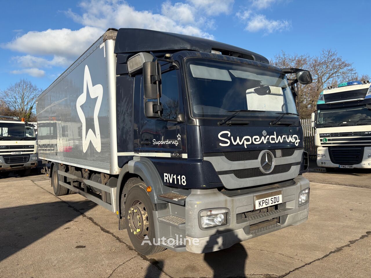 Mercedes-Benz Axor 1824 lastbil kassevogn