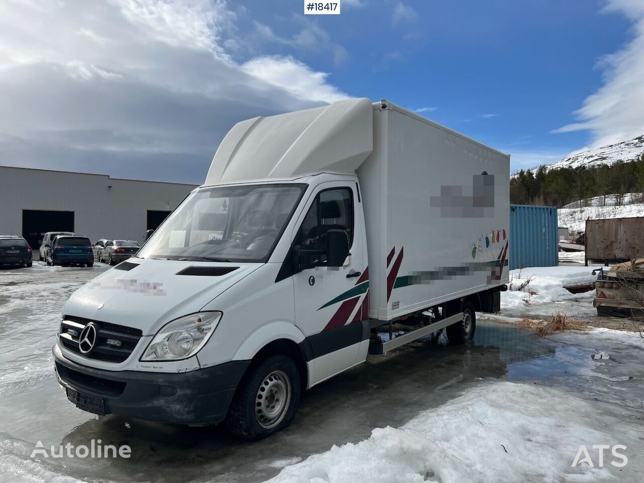 Mercedes-Benz Sprinter  lastbil kassevogn