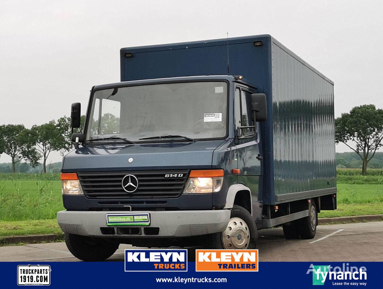 вантажівка фургон Mercedes-Benz VARIO 614 bakwagen deuren!