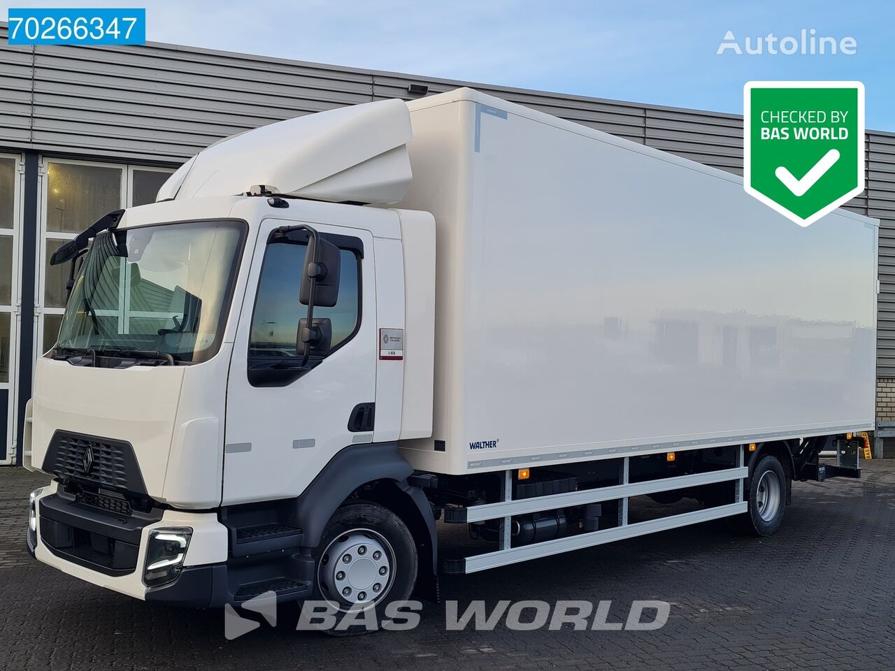 جديدة شاحنة مقفلة Renault D 210 4X2 NEW! 12 tonner Ladebordwand ACC LED Euro 6