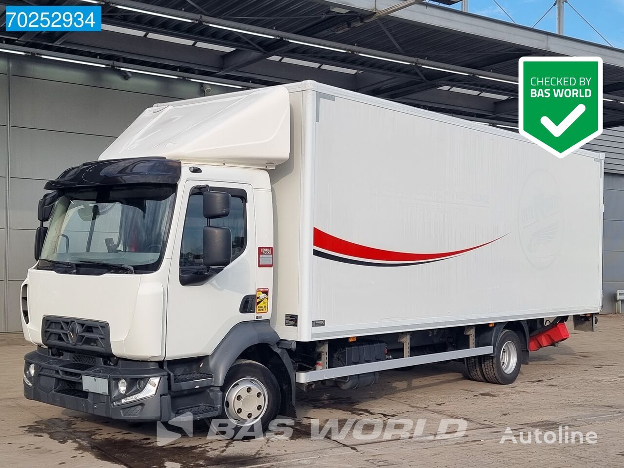 ciężarówka furgon Renault D 240 4X2 12 Tons Automatic Euro 6