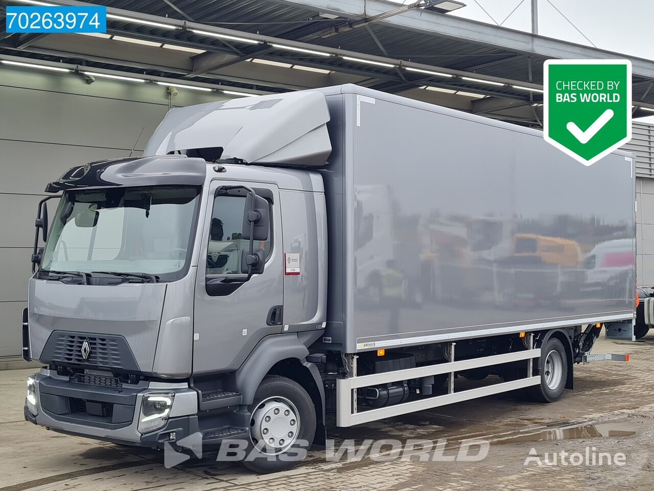 new Renault D 240 4X2 12t NL truck 2024 registration Ladebordwand ACC Euro 6 box truck