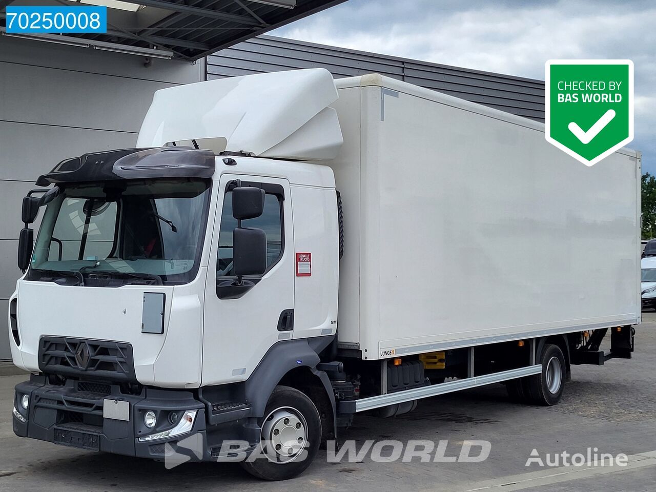 Renault D 240 4X2 12tonner Automatic Ladebordwand ACC Euro 6 box truck