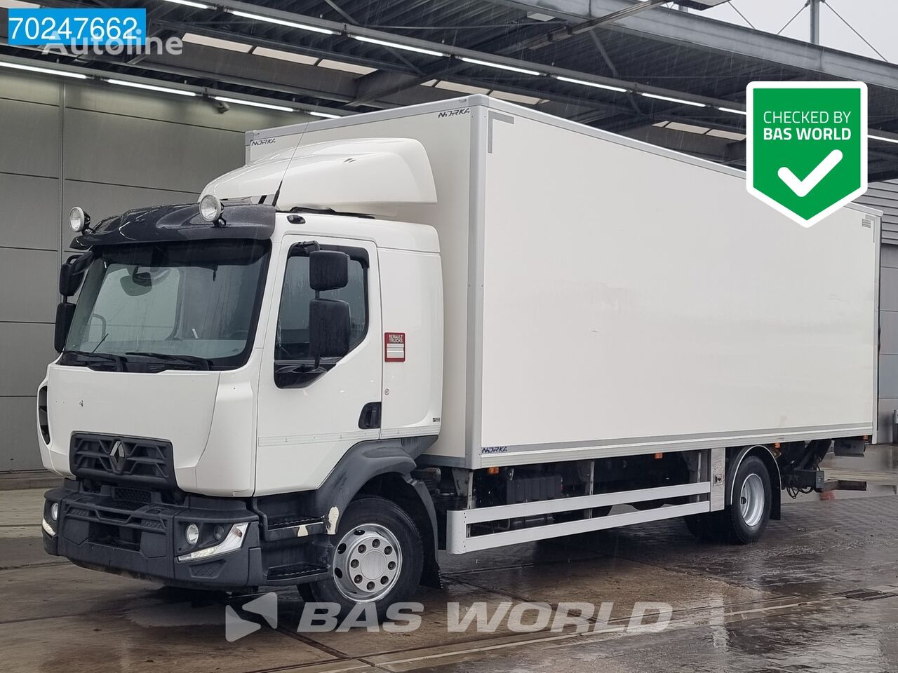 Renault D 250 4X2 12 Tons Laadklep Automaat Euro 6 box truck