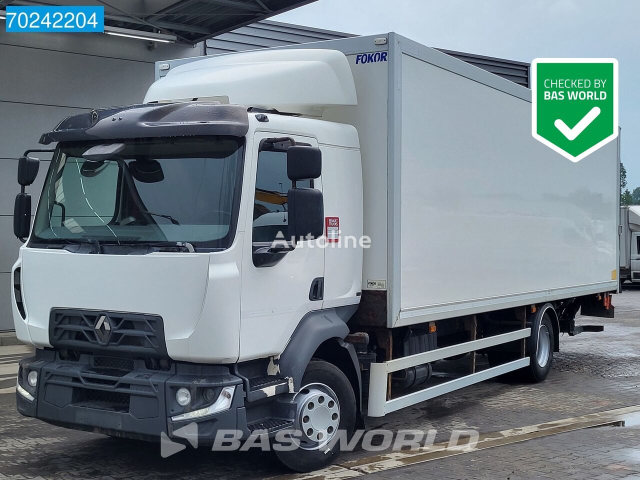 автофургон Renault D 250 4X2 14t Ladebordwand Euro 6