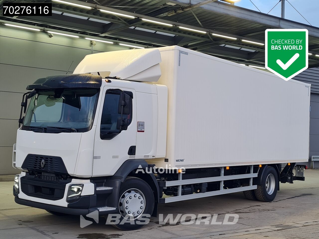 camion fourgon Renault D 280 4X2 NUEVO! 19ton con Plataforma Elevadora ACC Euro 6 neuf