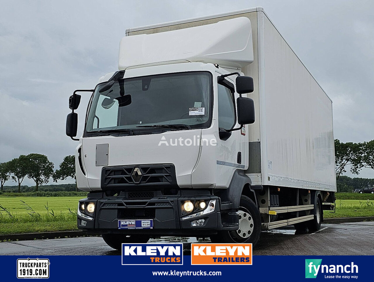 Renault D 290.16 side door taillift camión furgón