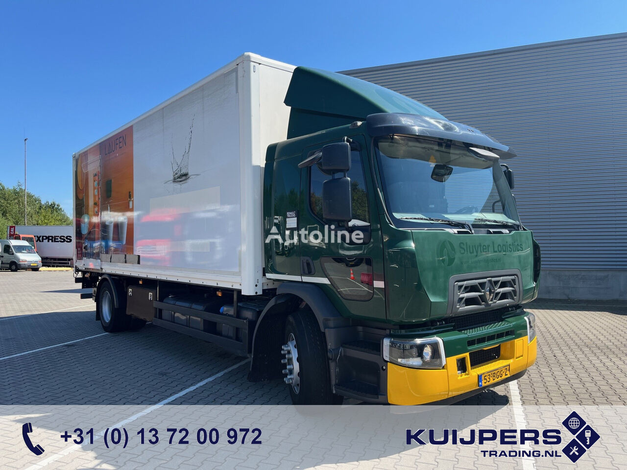 Renault D Wide 280 Euro 6 / Box 7.30 mtr camión furgón