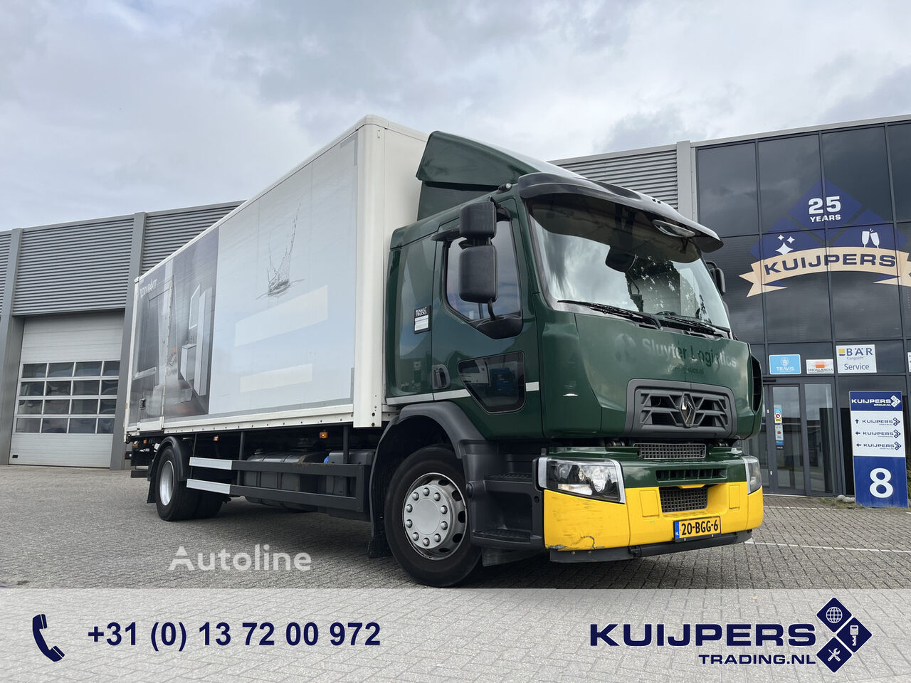 Renault D Wide 280 Euro 6 / Box 7.30 mtr box truck