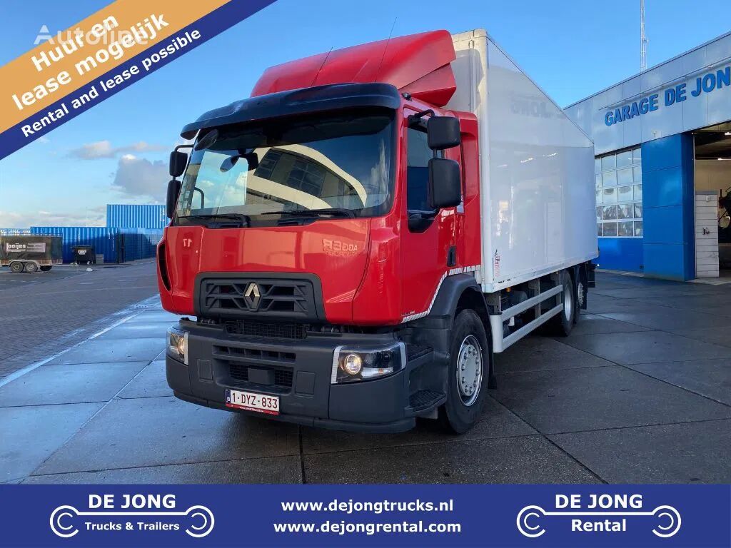 شاحنة مقفلة Renault D Wide 320 DTI 8 / Closed box / Euro 6 / Dhollandia