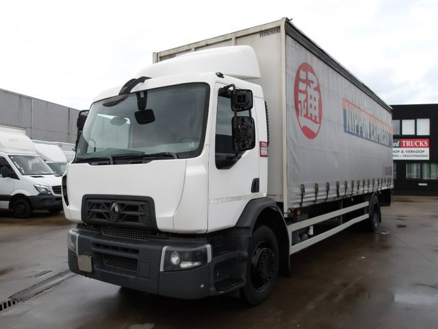 Renault D19 Koffer + tail lift  kamion furgon