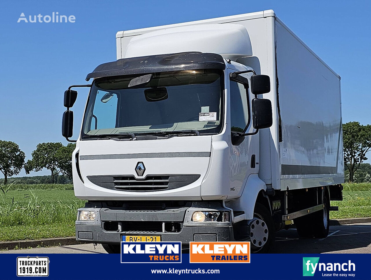 Renault MIDLUM 190.12 manual steel airco Koffer-LKW