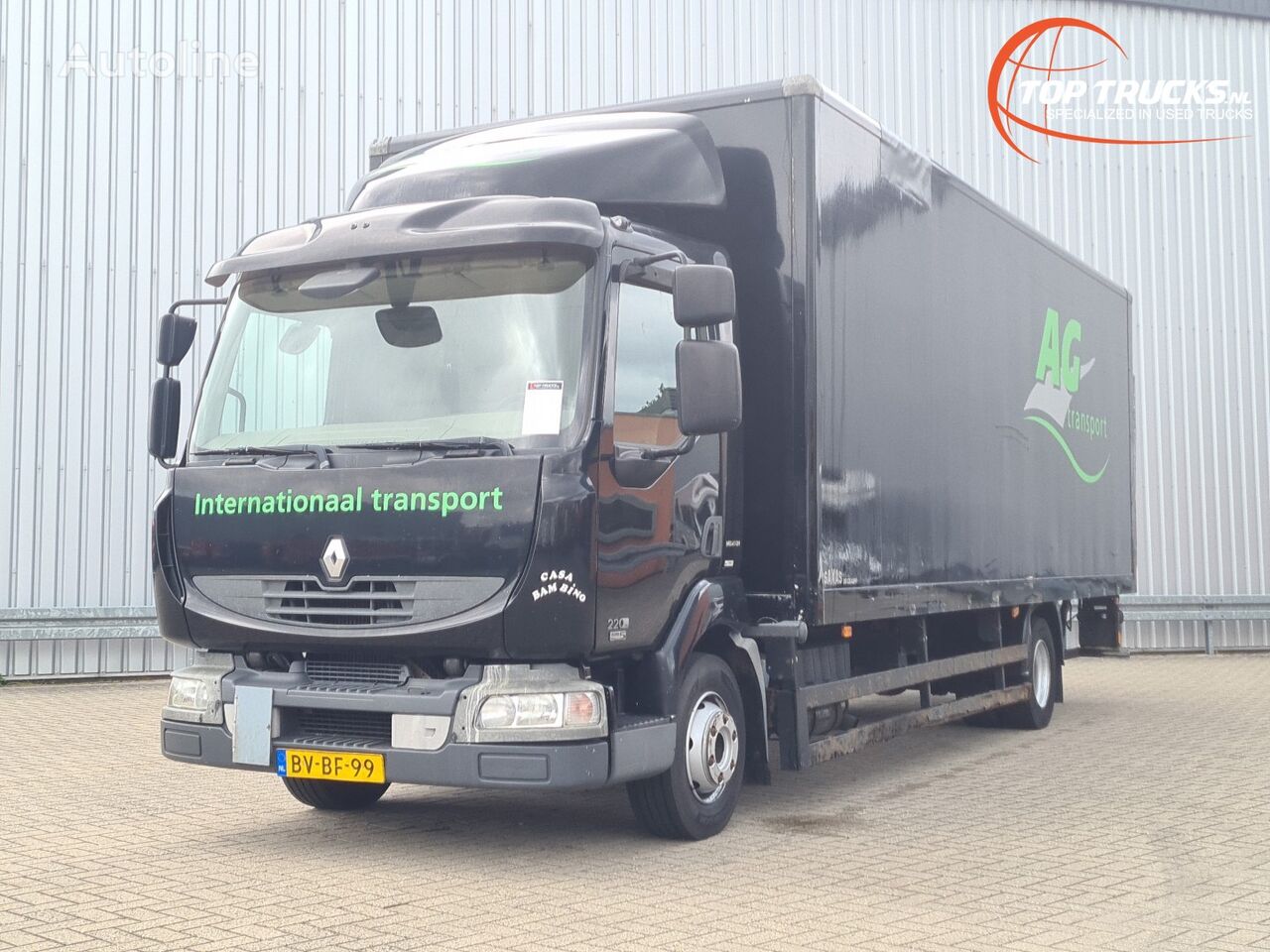 Renault Midlum 220.12 1.500 kg DHollandia Laaklep, Loadlift, Ladebordwan box truck