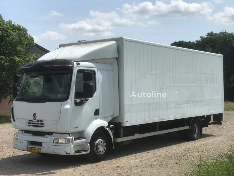 بيع شاحنة مقفلة Renault Midlum 240 240-12 L Koffer Bakwagen Laadklep AC | Autoline SD شاحنة مقفلة Renault Midlum 240 240-12 L Koffer Bakwagen Laadklep AC - Autoline