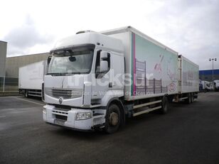 Renault PREMIUM 370 DXI  box truck + closed box trailer