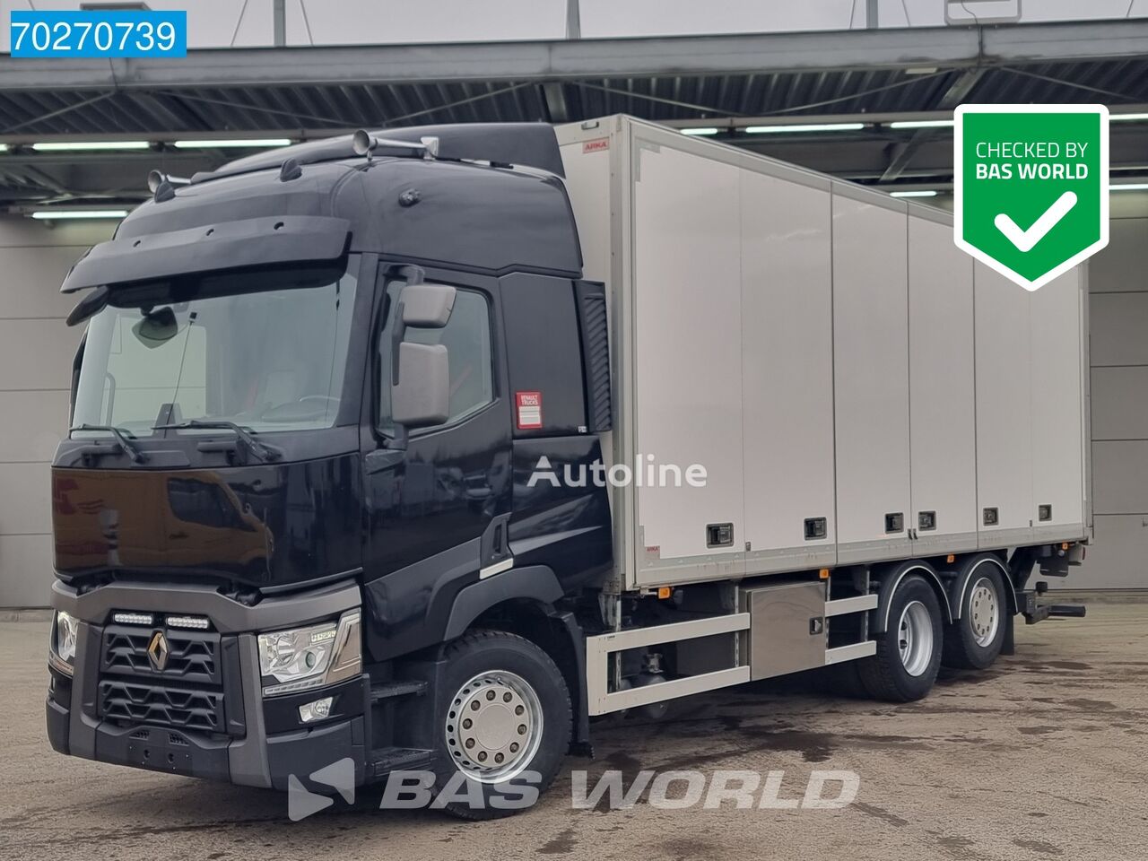 Renault T 380 6X2 LED ACC Full Air Lift Axle Euro 6 box truck