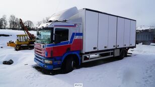 ciężarówka furgon Scania P124GB Cabinet car w/ full side opening