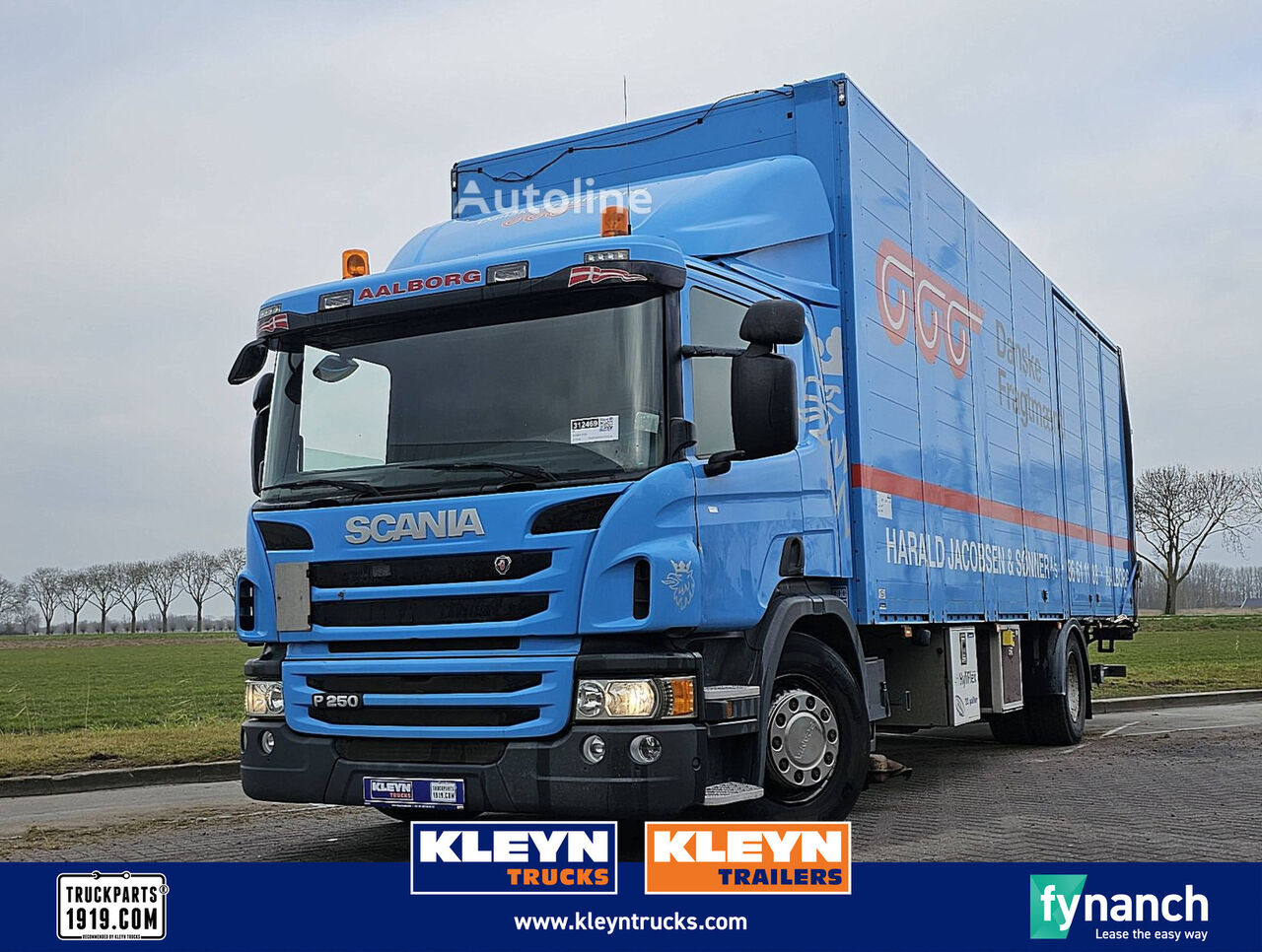 شاحنة مقفلة Scania P250 310TKM 2.5T LIFT - Autoline