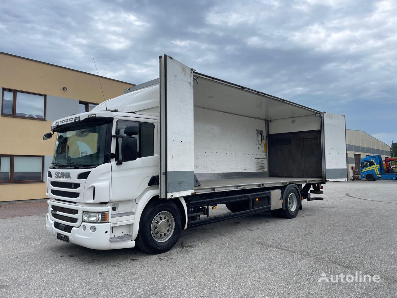 ciężarówka furgon Scania P280 4x2 EURO6 + SIDE OPENING