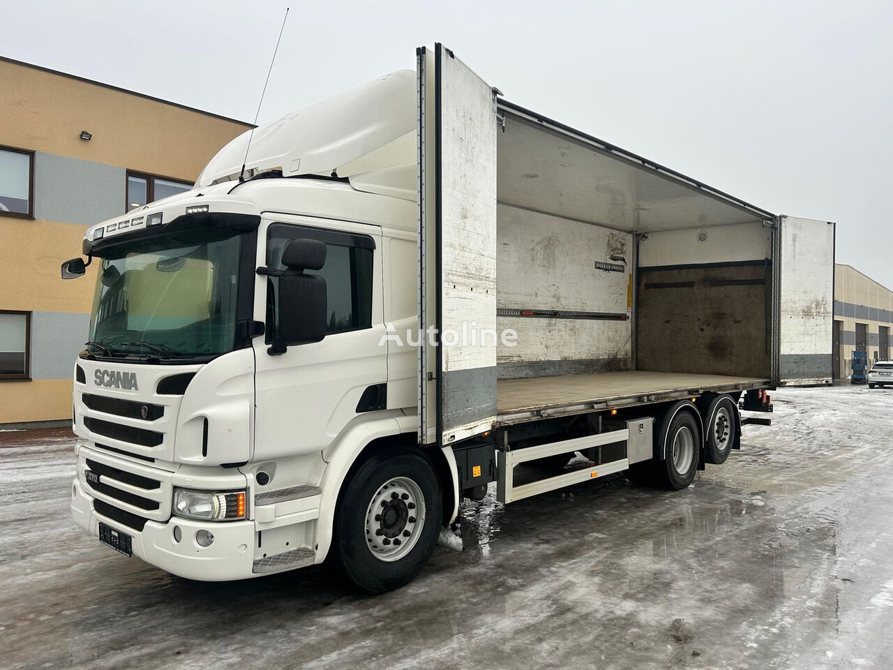 Scania P370 6X2*4 EURO6 + SIDE OPENING kravas automašīna furgons