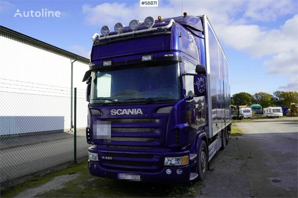 Scania R420  lastbil kassevogn