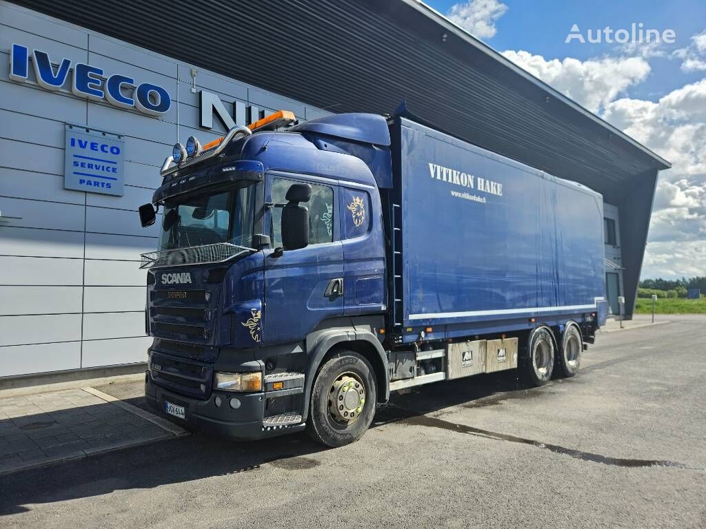 Scania R480 6x4 ketjupurku kamyon panelvan