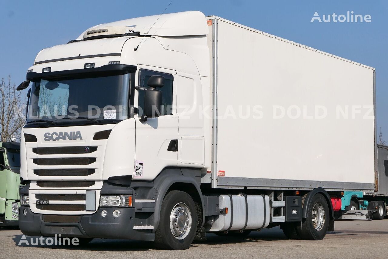 Scania R490  dobozos teherautó