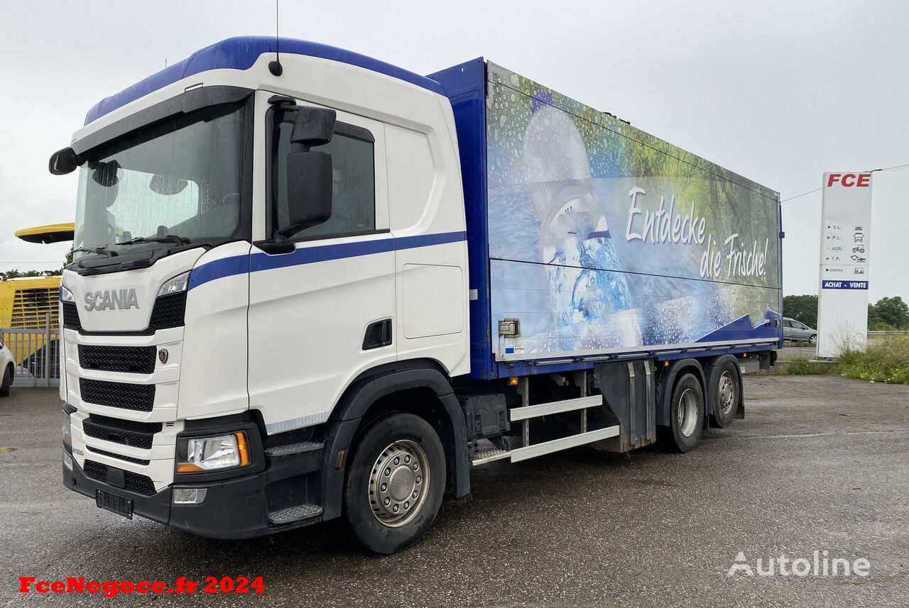 damaged Scania R500 B 6X2 Euro 6 RETARDER box truck