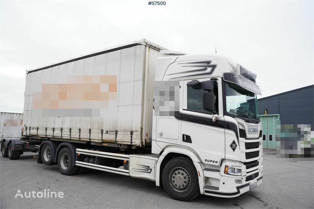 Scania R580 dobozos teherautó