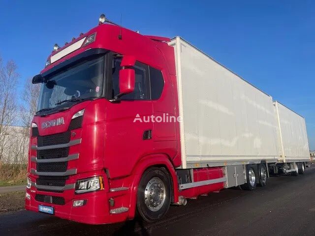 camion furgon Scania S500 B6x2*4LB Euro 6 - Full Air - RETARDER - S-cabin - Year 2019