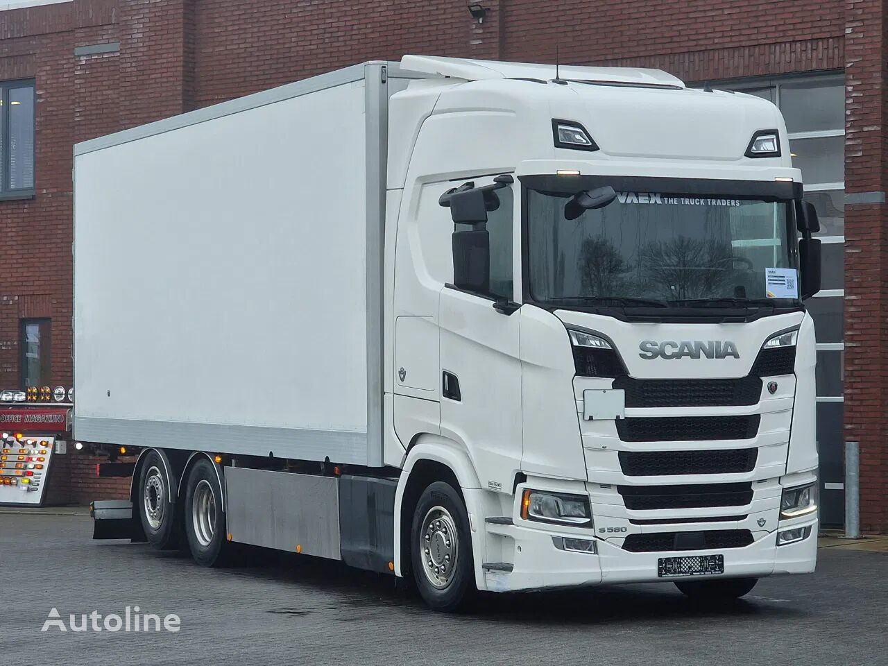 камион фургон Scania S580 V8 NGS Highline 6x2*4 - Box with sidedoors - Retarder - Ste