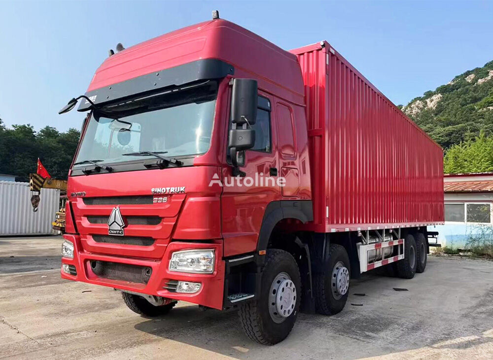 Sinotruk Howo Box Cargo Truck 336hp bakwagen