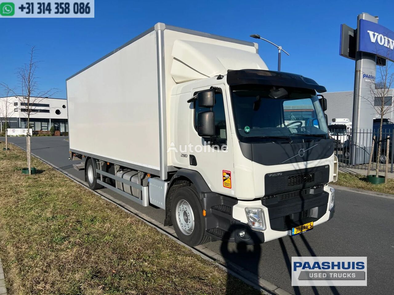 Volvo FE 280 4x2 Gesloten laadbak box truck