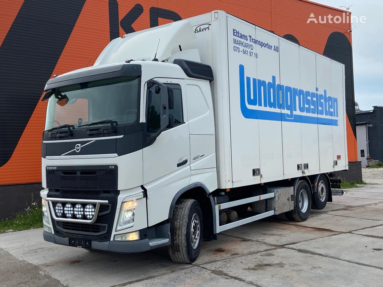 Volvo FH 460 6x2 MANUAL GEARBOX / BOX L=7283 mm camión furgón