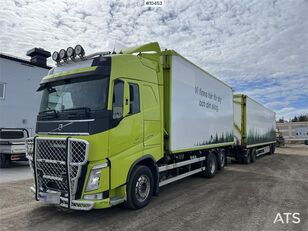 Volvo FH 540  box truck + closed box trailer