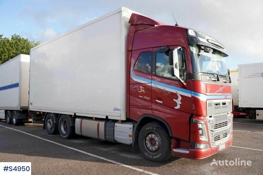 camion furgone Volvo FH16 750 Box truck, SEE VIDEO