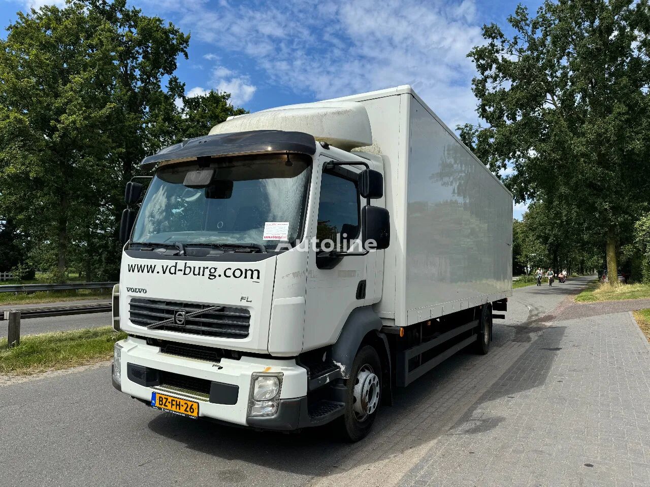 Volvo FL 12 box truck for sale Netherlands Maarsbergen, BK41488