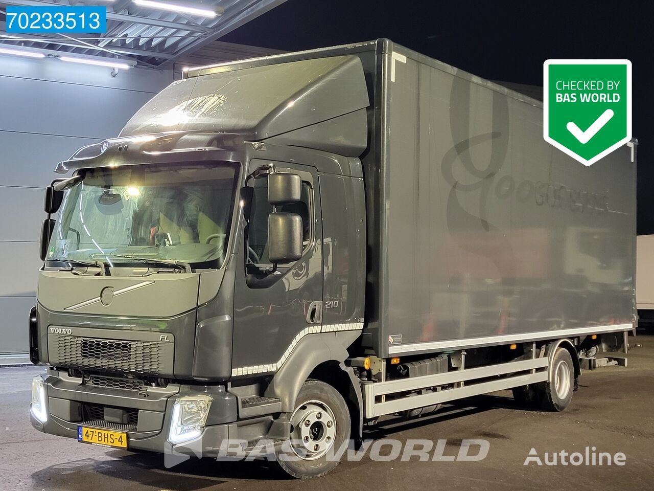 Volvo FL 210 4X2 12tonner NL-Truck APK Ladebordwand Euro 6 box truck